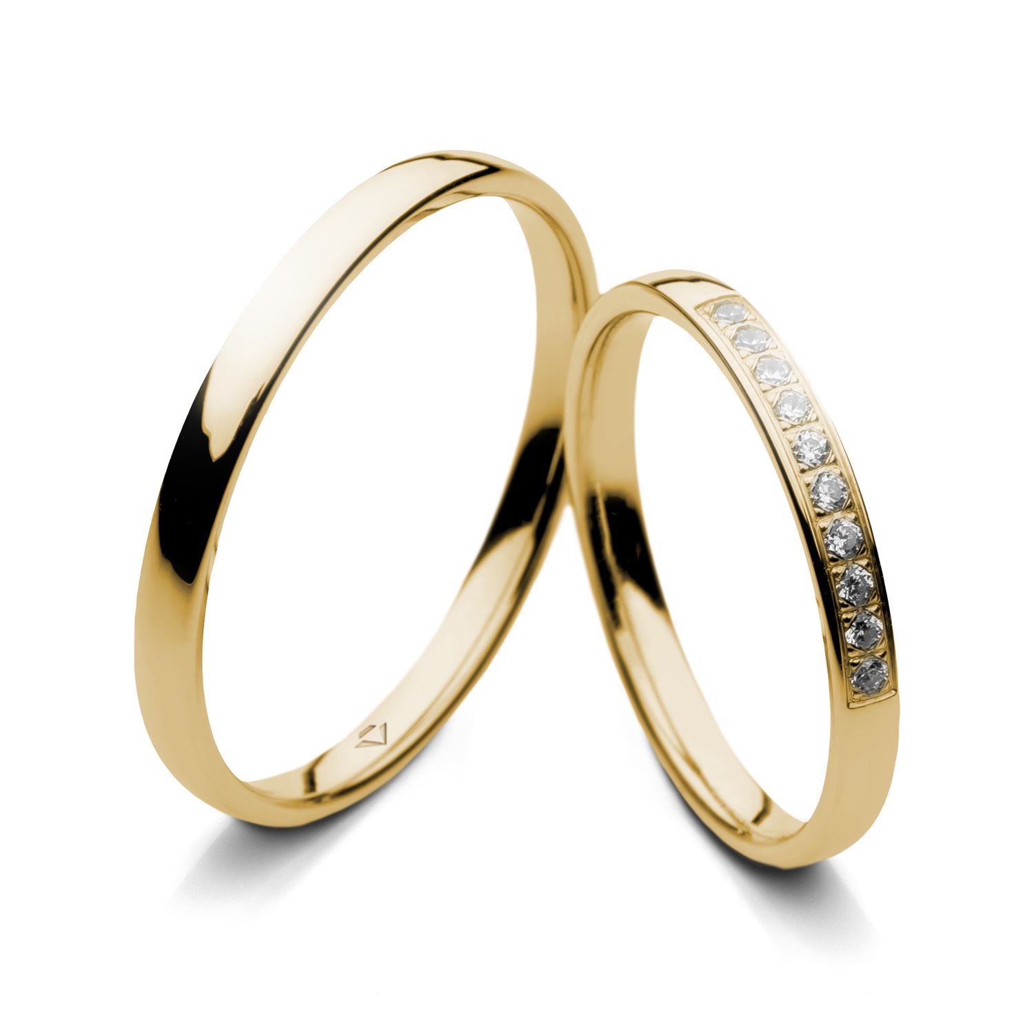 Snubní prsteny č. B-1774-2,5-10D